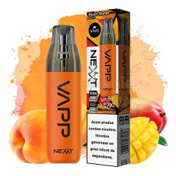 Mini narghilea VIVO Nexxt Peach Mango (20 mg) 1000 pufuri